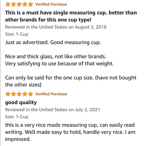 NEW ANCHOR HOCKING Measuring Cup Glass 1 Cup Fire King USA 8 oz #696 - Picture 10 of 16